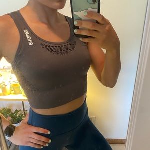 Gymshark Seamless Strappy Long Line Sports Bra Medium Support